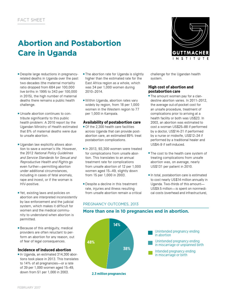 Abortion and Care Costs in Uganda | PDF | Abortion | Unintended Pregnancy