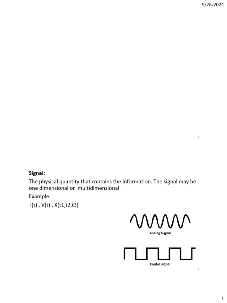 8.1 and 8.2 Signal System and Digital Signal Processing | PDF ...