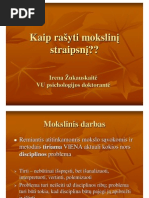 Kaip Rasyti Mokslini Darba