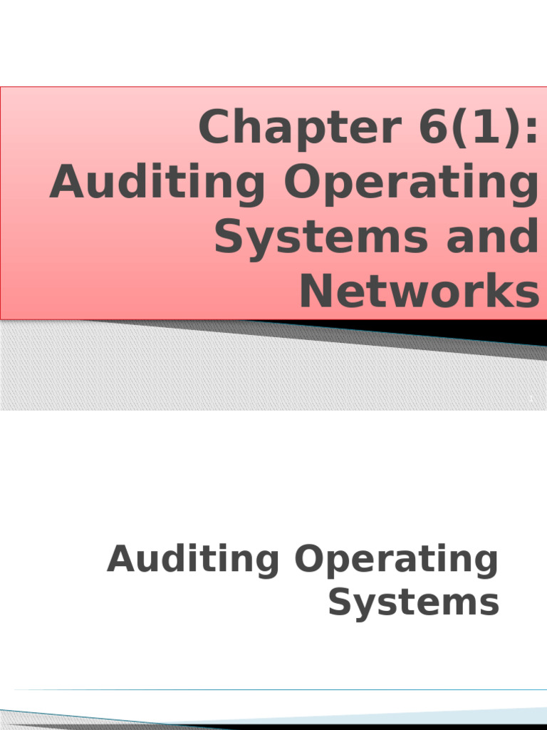 Operating System Security Auditing Guide | PDF | Operating System ...