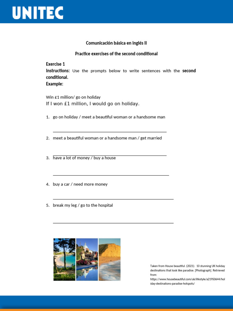 Practice Exercises of The Second Conditional | PDF