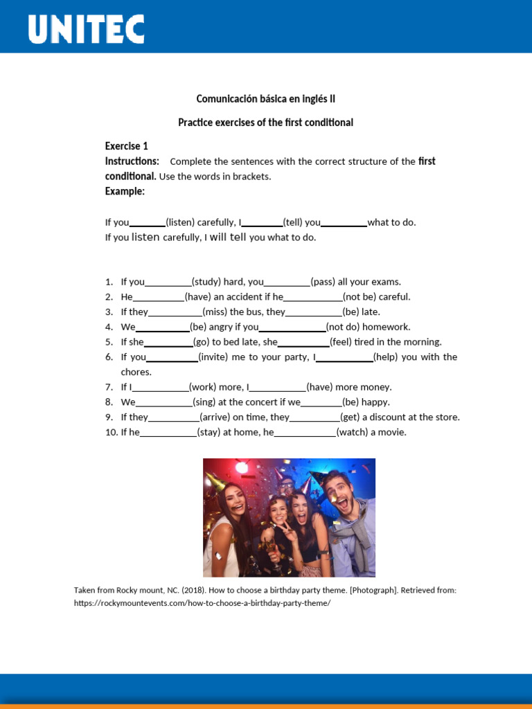 English First Conditional Practice | PDF