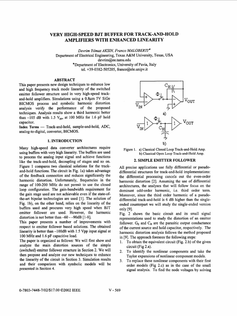 High-Speed BJT Buffer Enhancements | PDF | Bipolar Junction Transistor ...