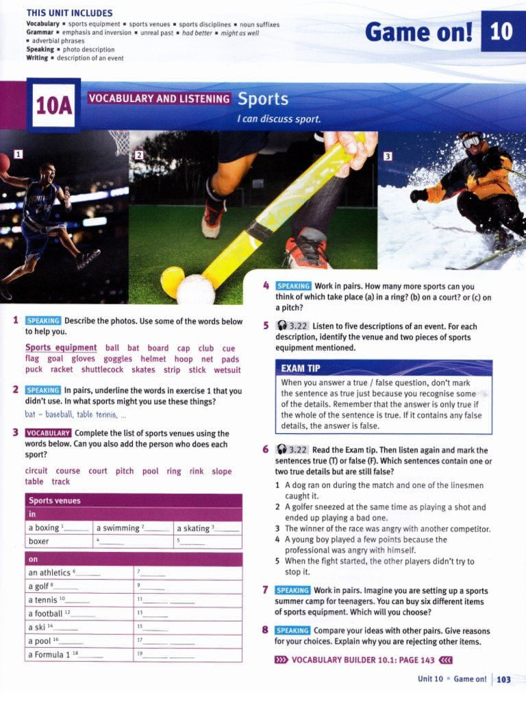 Sports 3 | PDF