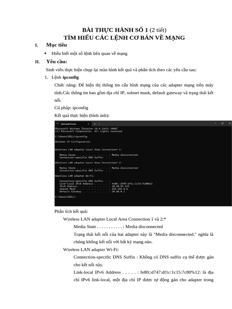 Lab 1 tim hieu cac lenh co ban ve mang pdf