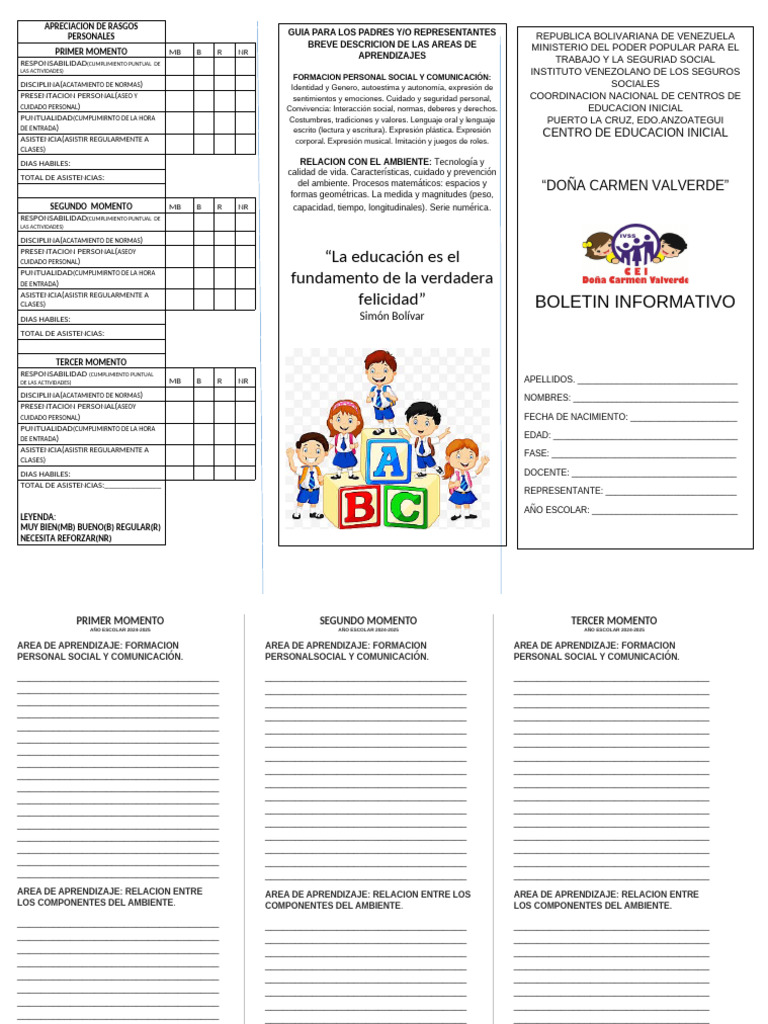 Guía Escolar para Padres 2024-2025 | PDF | Educación de la primera infancia
