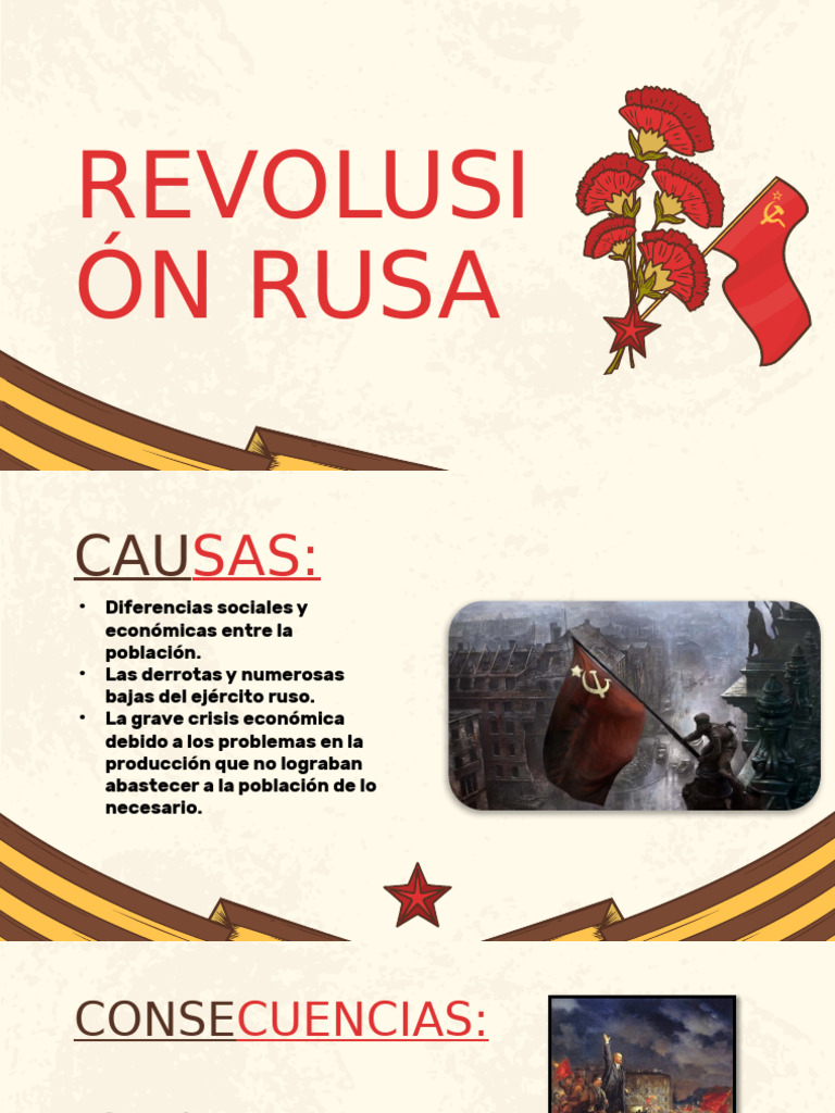 Causas y Consecuencias de la Revolución Rusa | PDF | Vladimir Lenin ...