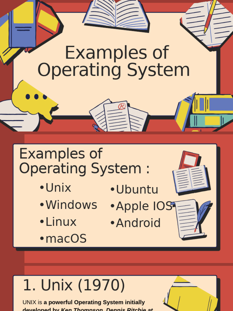 Examples of Operatingsystem | PDF | Operating System | Mac Os