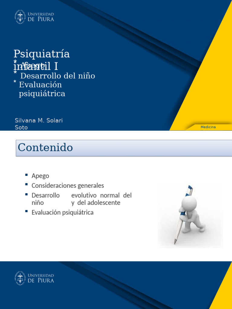 Apego y Desarrollo Infantil en Psiquiatría | PDF | Teoría de apego ...