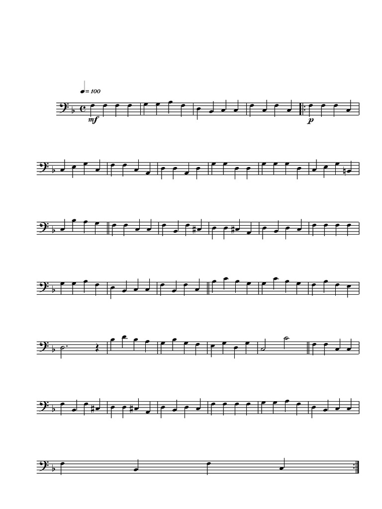 Cristo Cura Sim - Cello | PDF