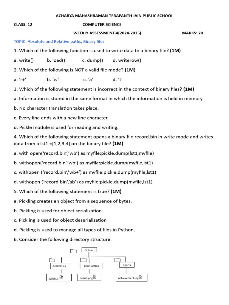 Lab 4: Binary File I/O Assessment | PDF | Computer File | Computing