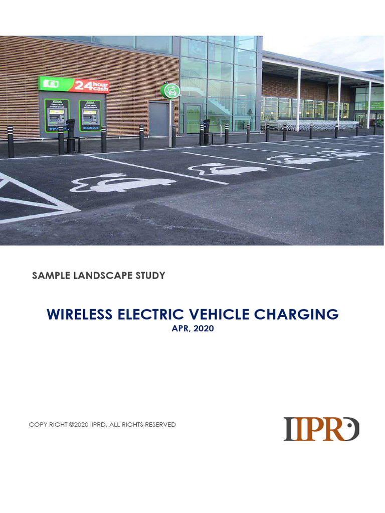 Sample Landscape Study Wireless Electric Vehicle Charging | PDF ...