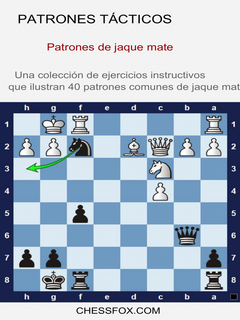 Patrones de Jaque Mate en Ajedrez | PDF | Juegos de mesa | Juegos ...