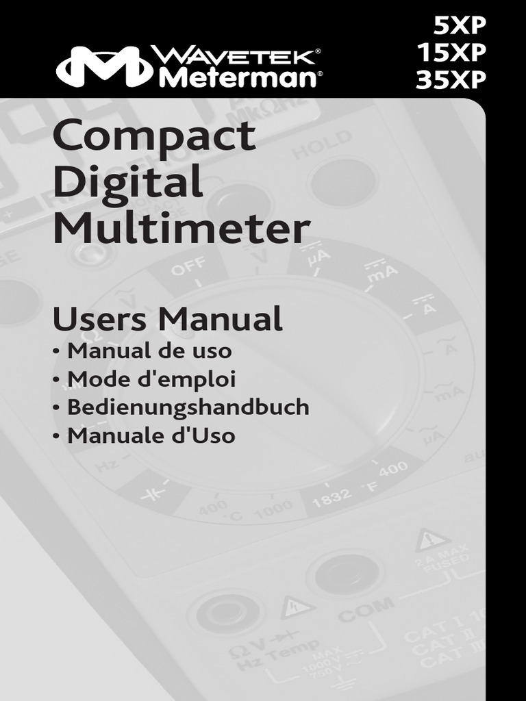 5xp Meter Manual | PDF | Electrical Network | Fuse (Electrical)