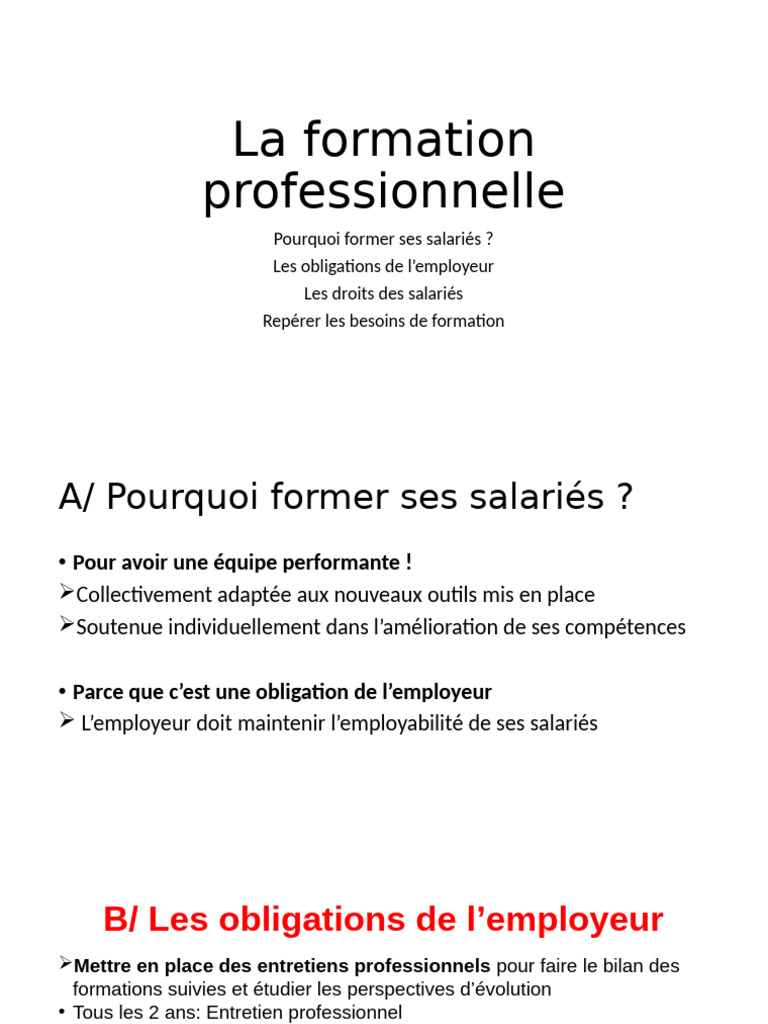 Importance de la formation des salariés | PDF | Économie | Business