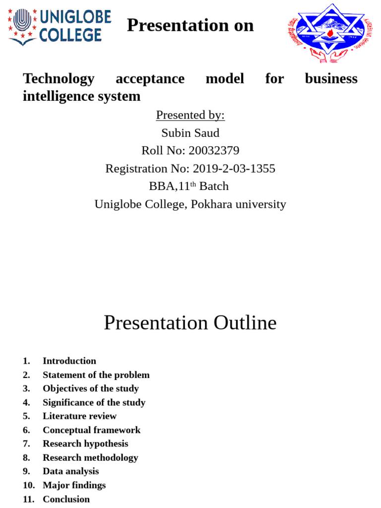Technology Acceptance in Business Intelligence | PDF | Attitude ...