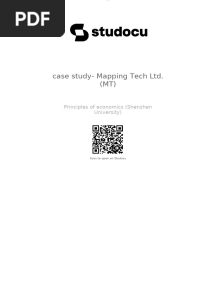 Case Study Mapping Tech LTD MT
