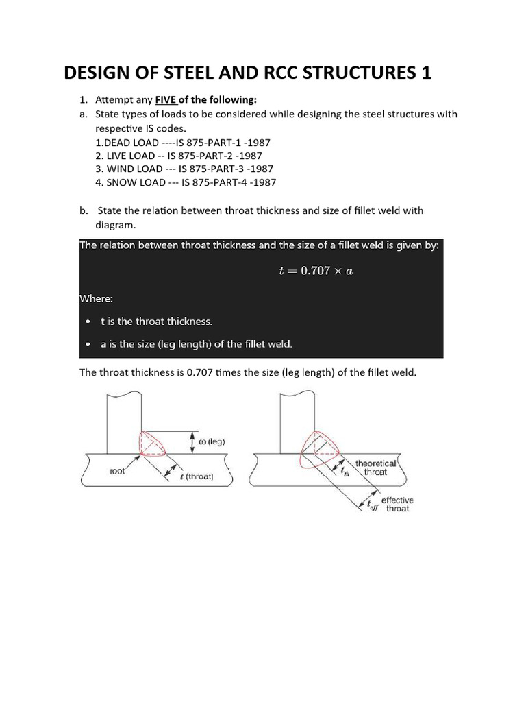 Design Principles for RCC and Steel Structures | PDF | Strength Of ...