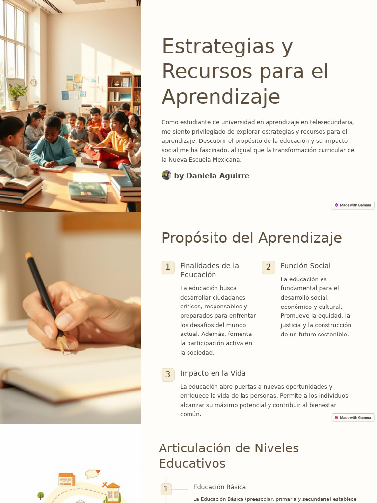Estrategias de Aprendizaje en Telesecundaria | PDF | Educación primaria ...