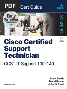 Cisco Certified Support (CCST) IT Support 100-140 Official Cert Guide