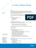 Vmware Vsphere: Install, Configure, Manage (5.0) : Course Description