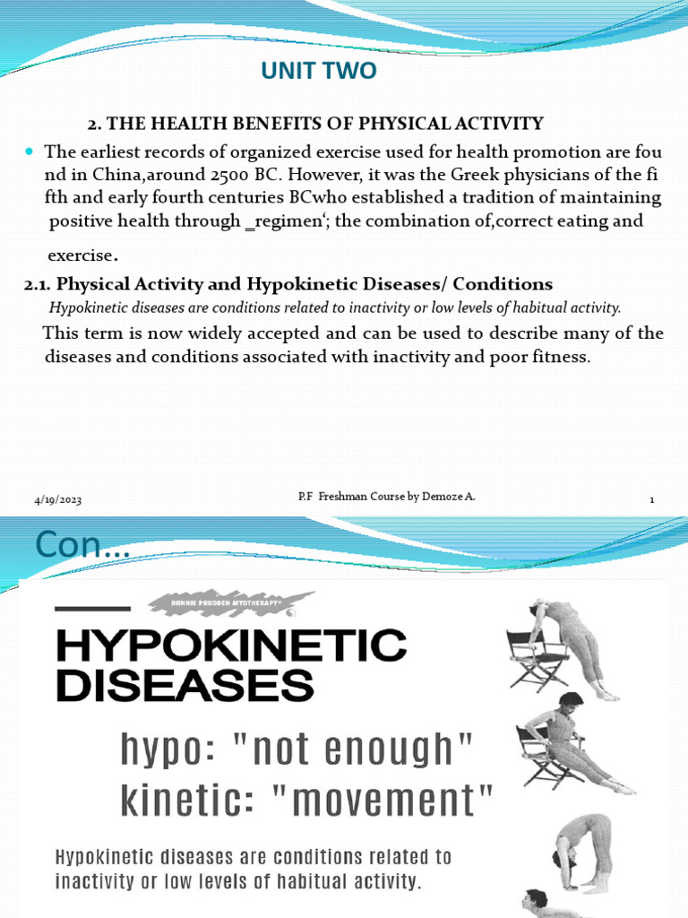 Health Benefits of Physical Activity | PDF | Coronary Artery Disease ...