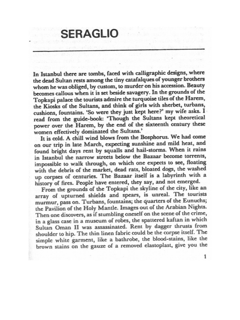 Seraglio PDF