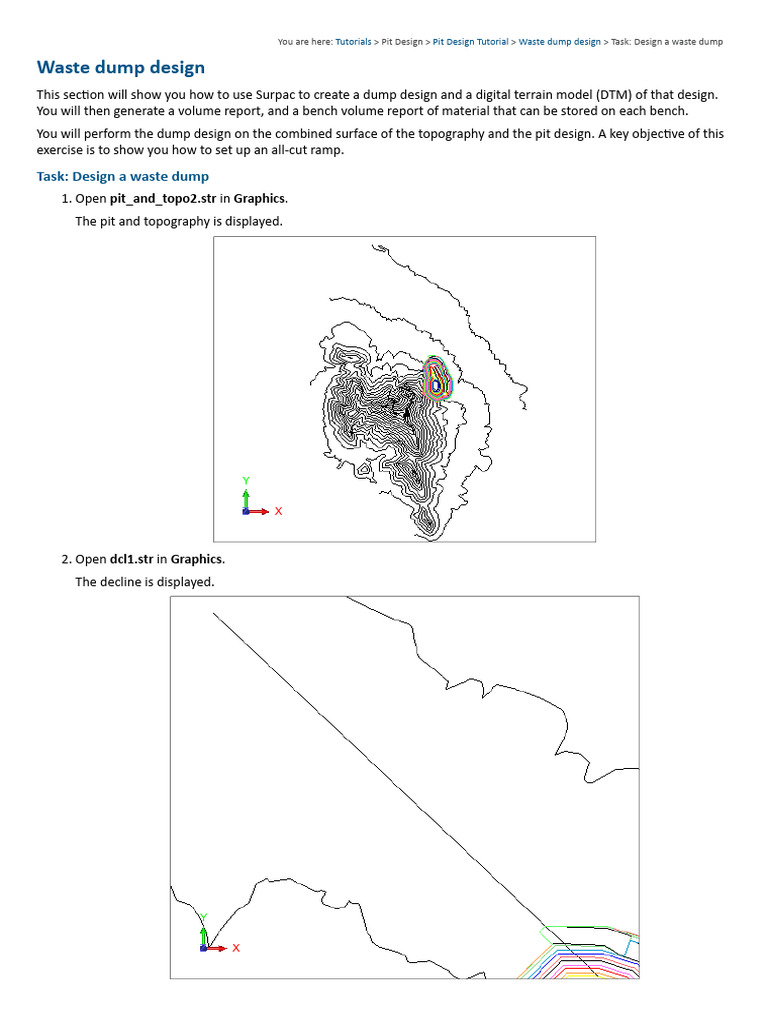 0 - 10 - GEOVIA - Creating Data - Pit | PDF | Topography | Computing