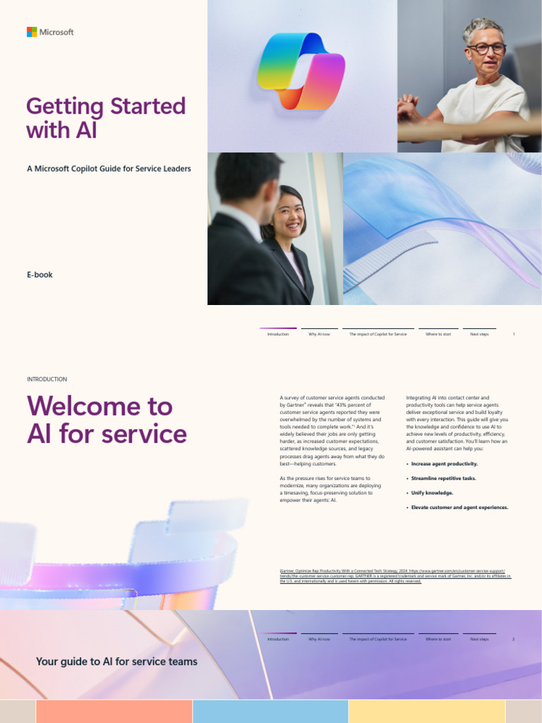 Microsoft Copilot For Service - Get Started With AI | PDF | Artificial ...
