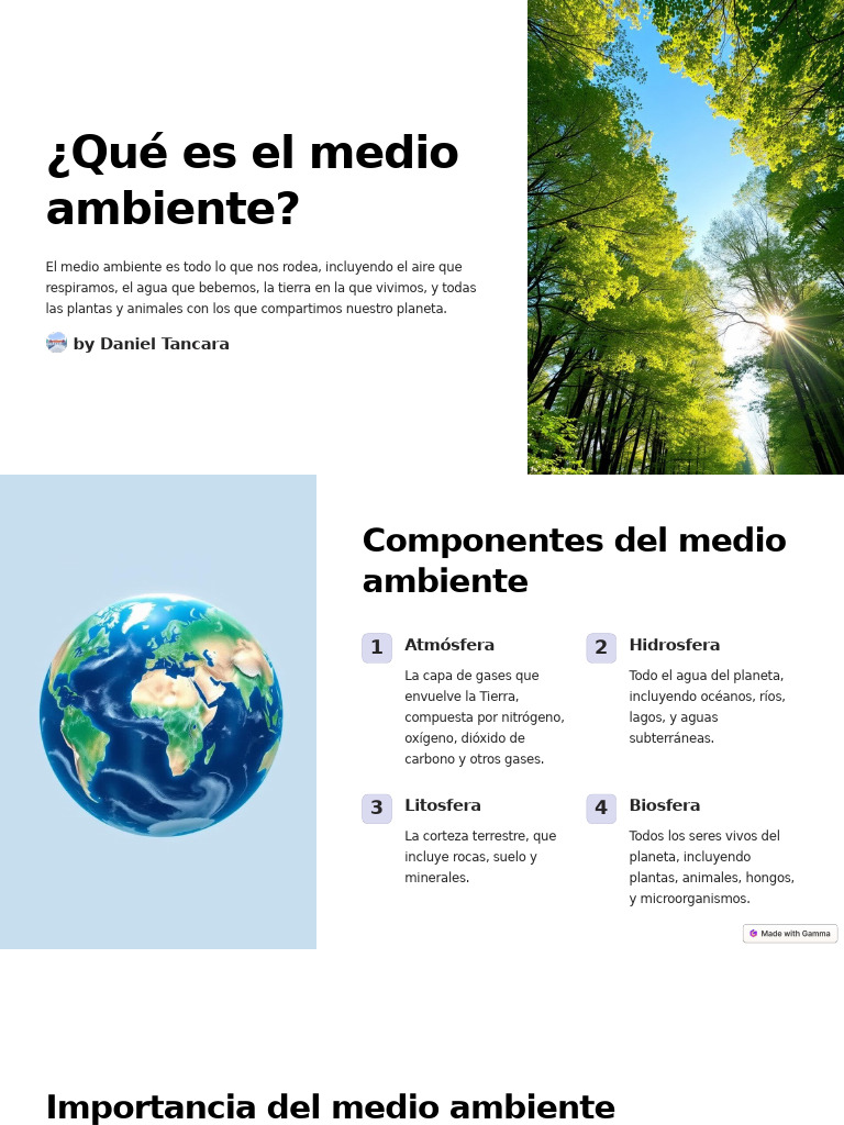 Que Es El Medio Ambiente | PDF | Entorno natural | Agua