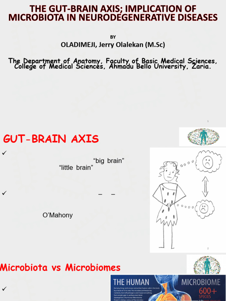 Microbiota-Gut-Brain Axis in Neurodegeneration | PDF | Microbiota ...
