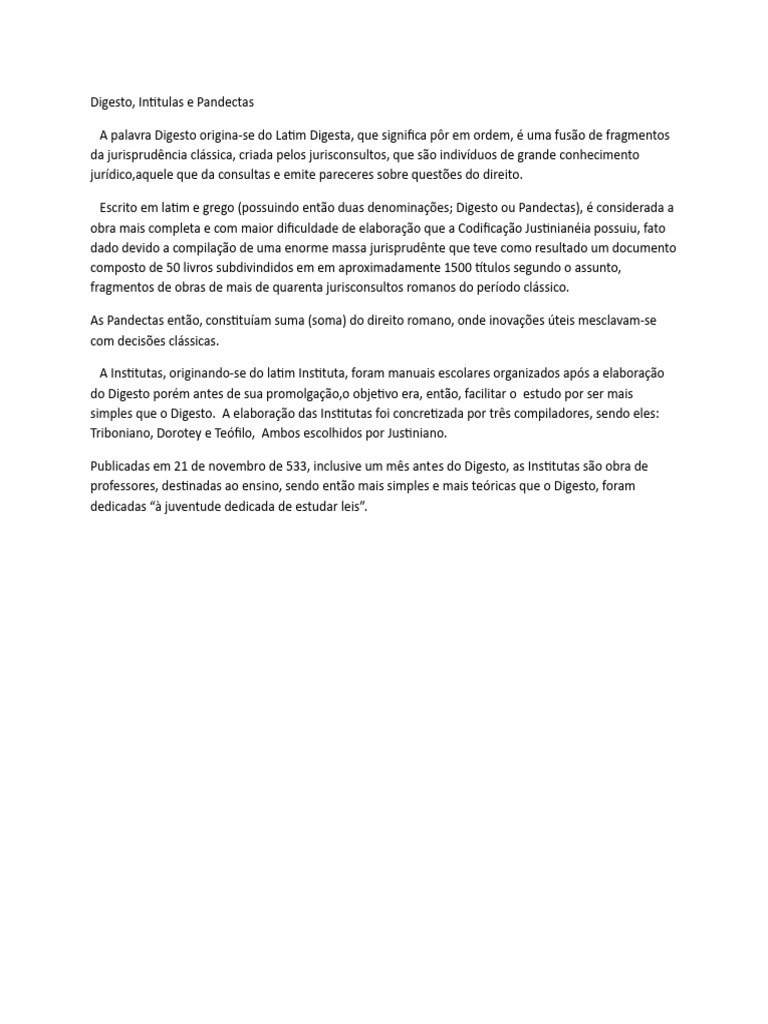 Atividade IED Digesto PDF Filosofia