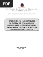 Ordenanza 196 Sistemadeevaluacin