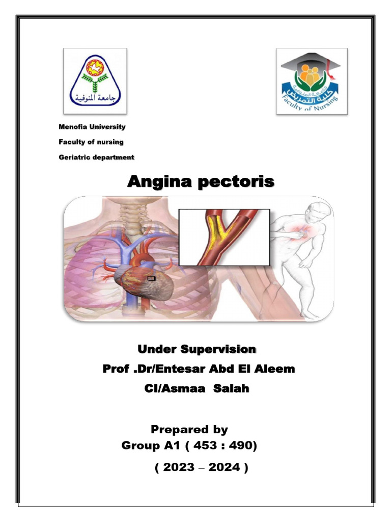 Angina - Pectoris 1 Final | PDF | Myocardial Infarction | Coronary ...