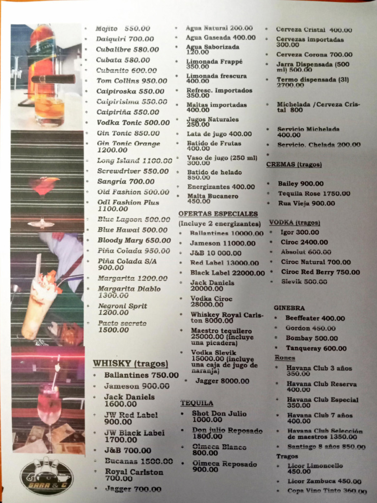 Carta Bar 2-9 | PDF