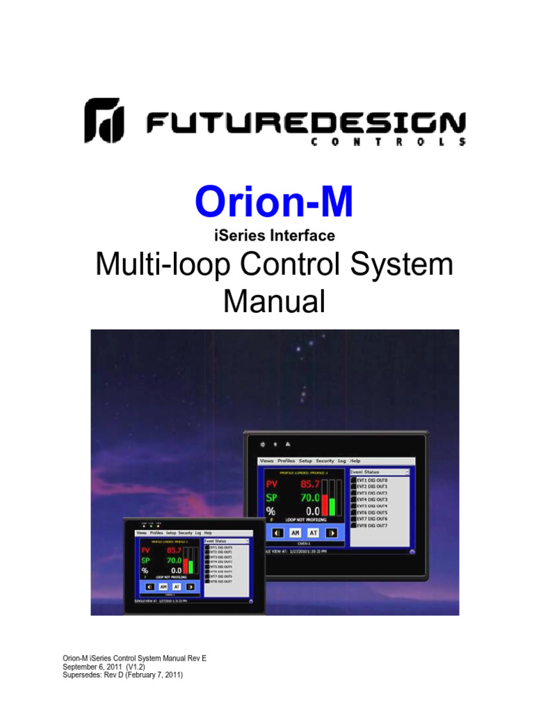 Orion-M ISeries User Manual Rev E | PDF | Input/Output | Personal Computers