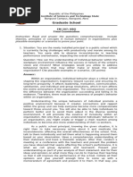 Infosys Way of Life SAQ | PDF | Leadership | Social Psychology
