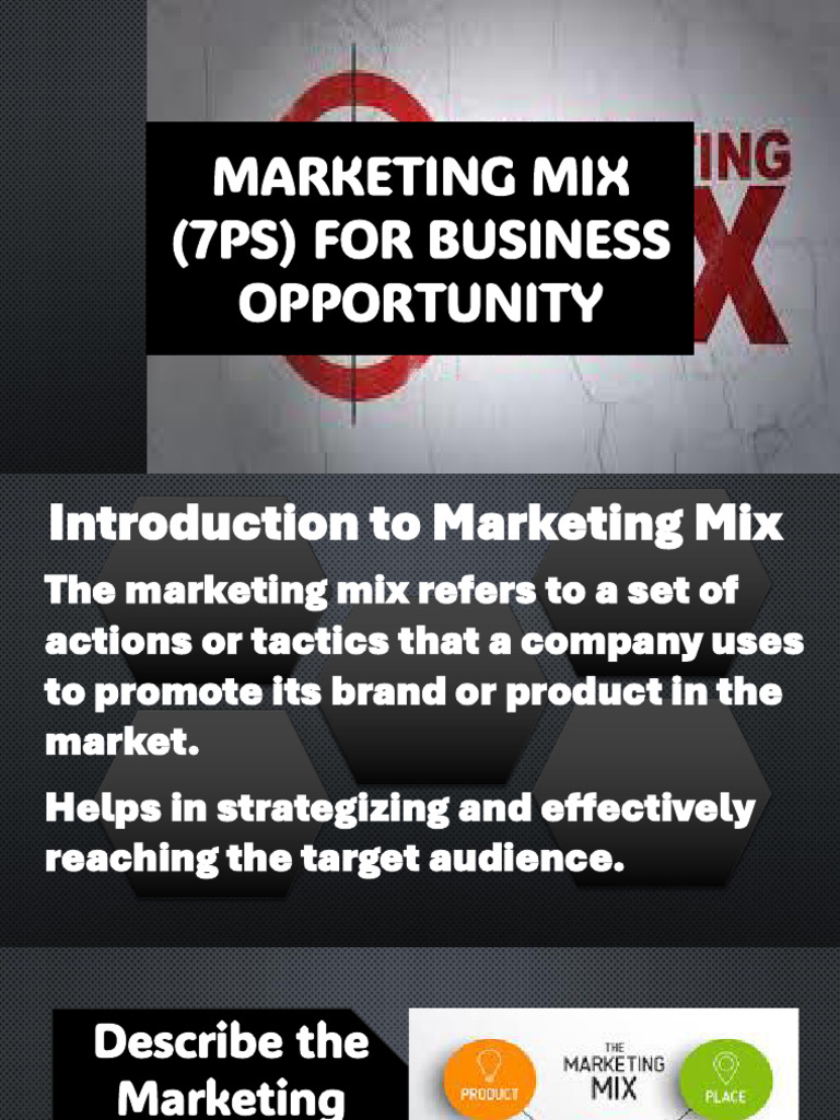 7Ps of Marketing Mix Explained | PDF | Marketing | Brand