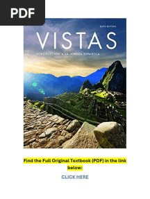 Vistas Introduccion A La Lengua Espanola 6th Edition PDF