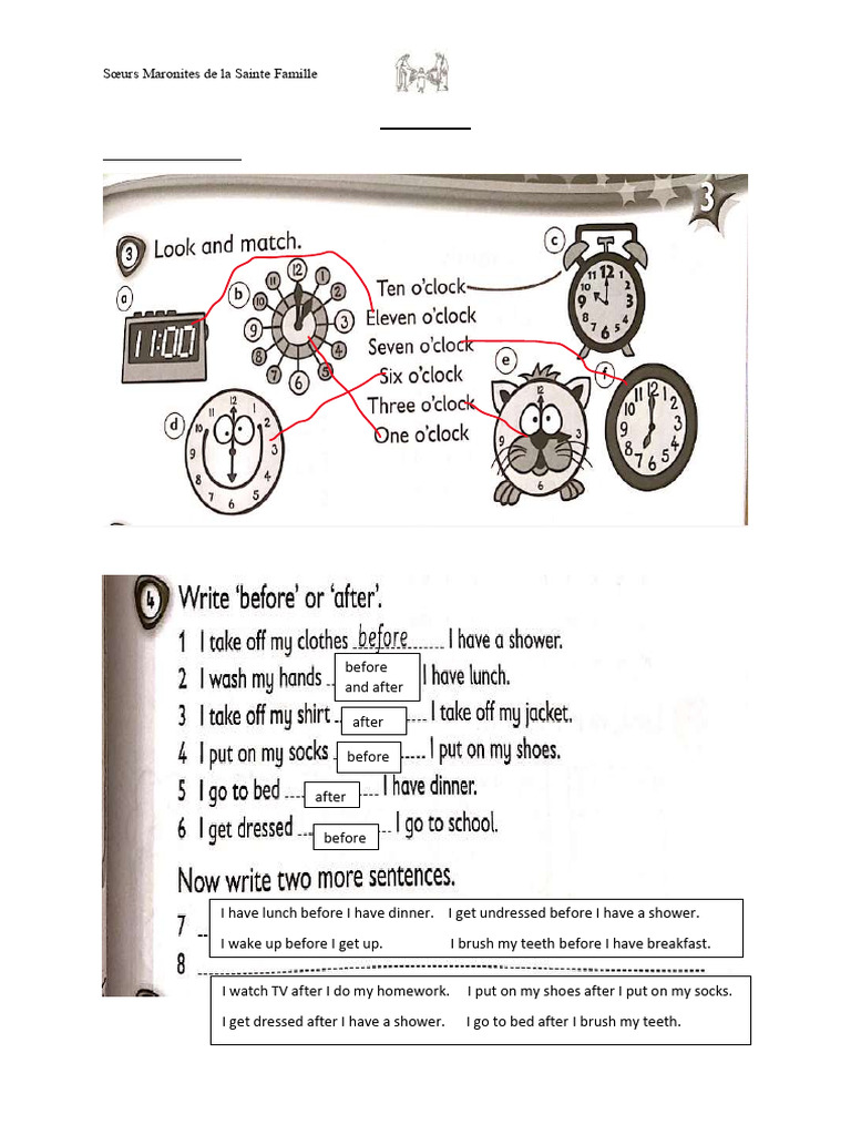 Grade 3 Answer Key Activity Book P.29.p | PDF