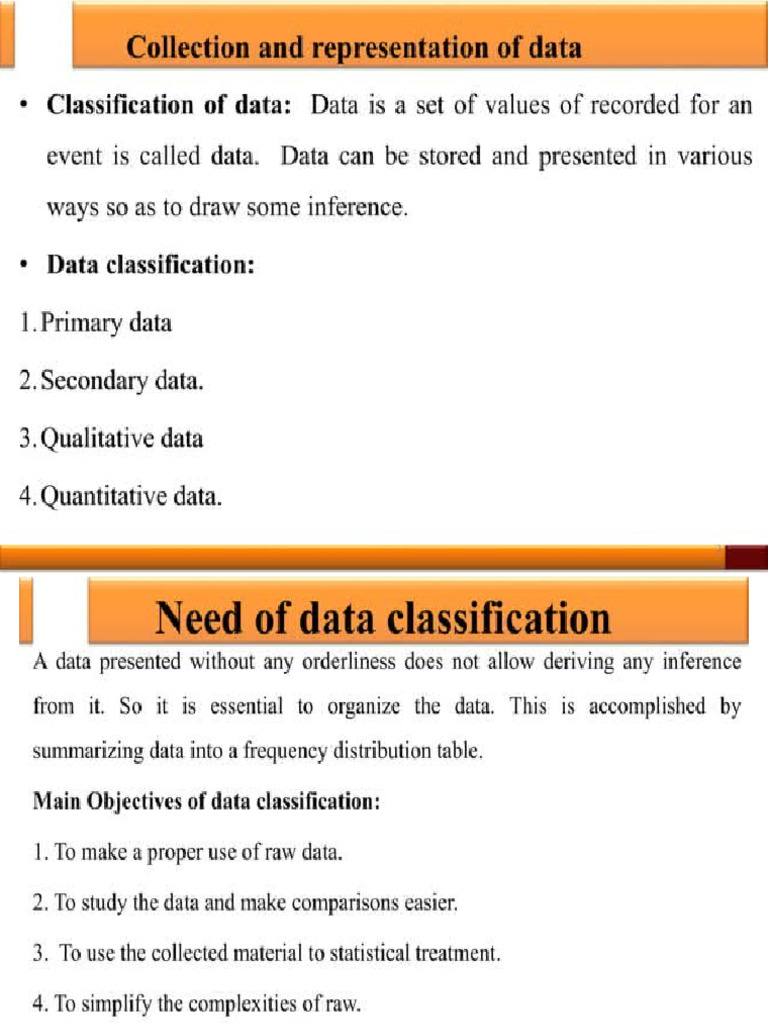 Tabulation of Data | PDF