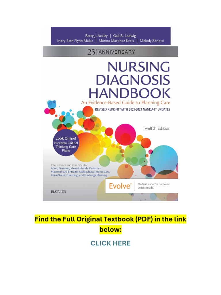 Nursing Diagnosis Handbook 12th Edition | PDF | Evidence Based Medicine ...