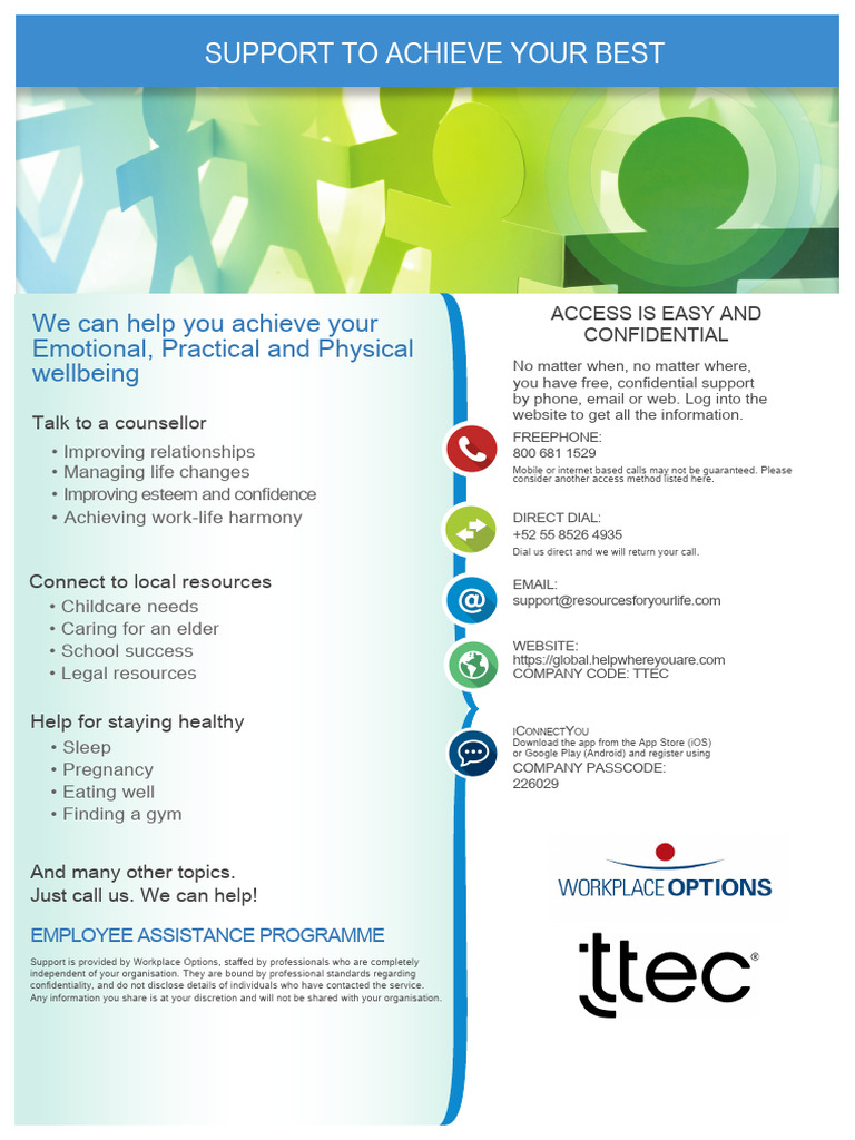 Workplace Options Employee Support Guide | PDF | Mobile App | Google Play