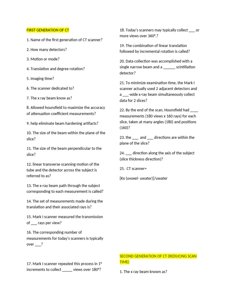 Overview of 7th Generation CT Scanners | PDF | Ct Scan | X Ray