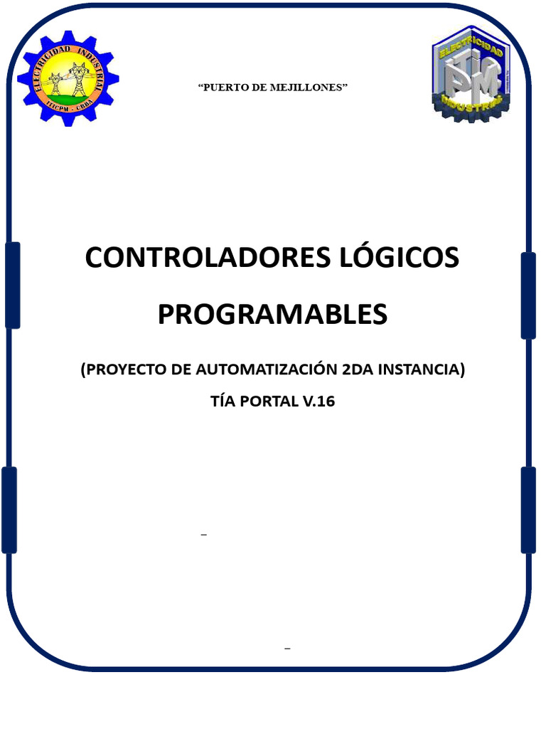 Proyecto de PLC 500 2da Instancia | PDF | Controlador lógico ...