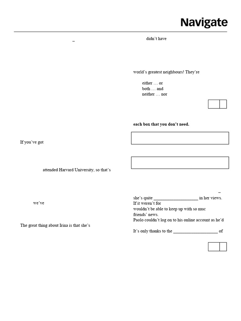C1 Unit Test 5B: Grammar and Vocabulary | PDF | Blog | Superfood