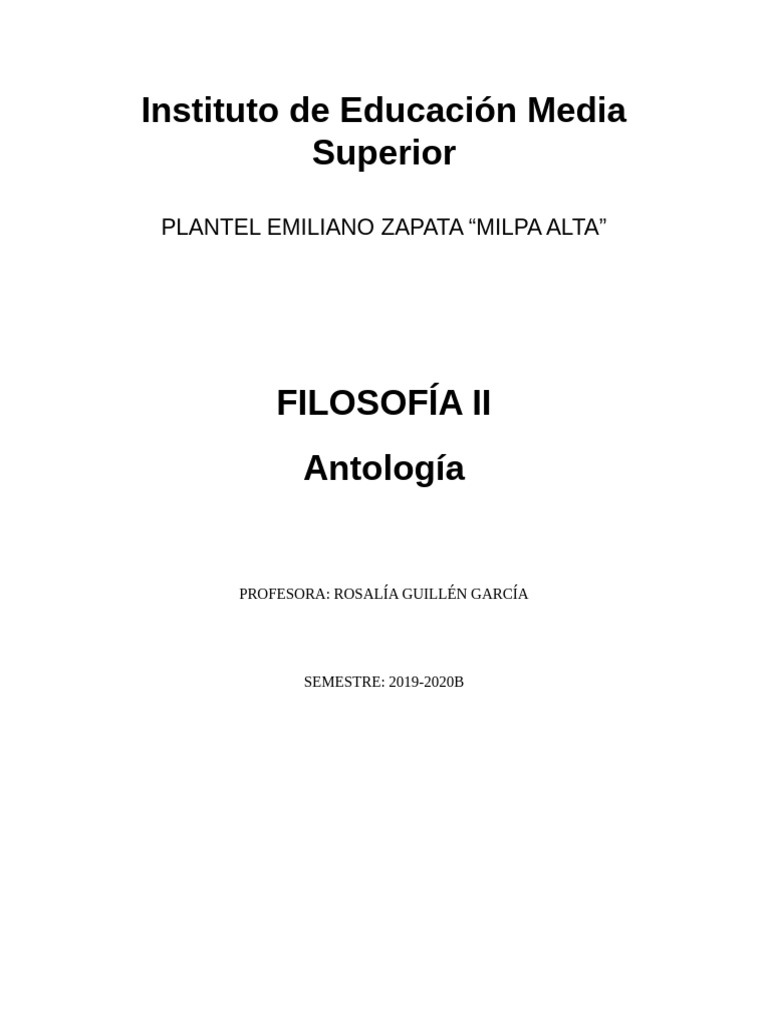 Filo II, Cuadernillo 9jul20 | PDF | Falacia | Ensayos