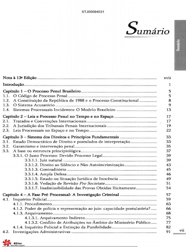 Processo Penal Brasileiro: Estrutura e Princípios | PDF | Ação judicial ...