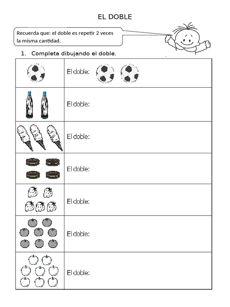 Ficha 2 EL DOBLE | PDF