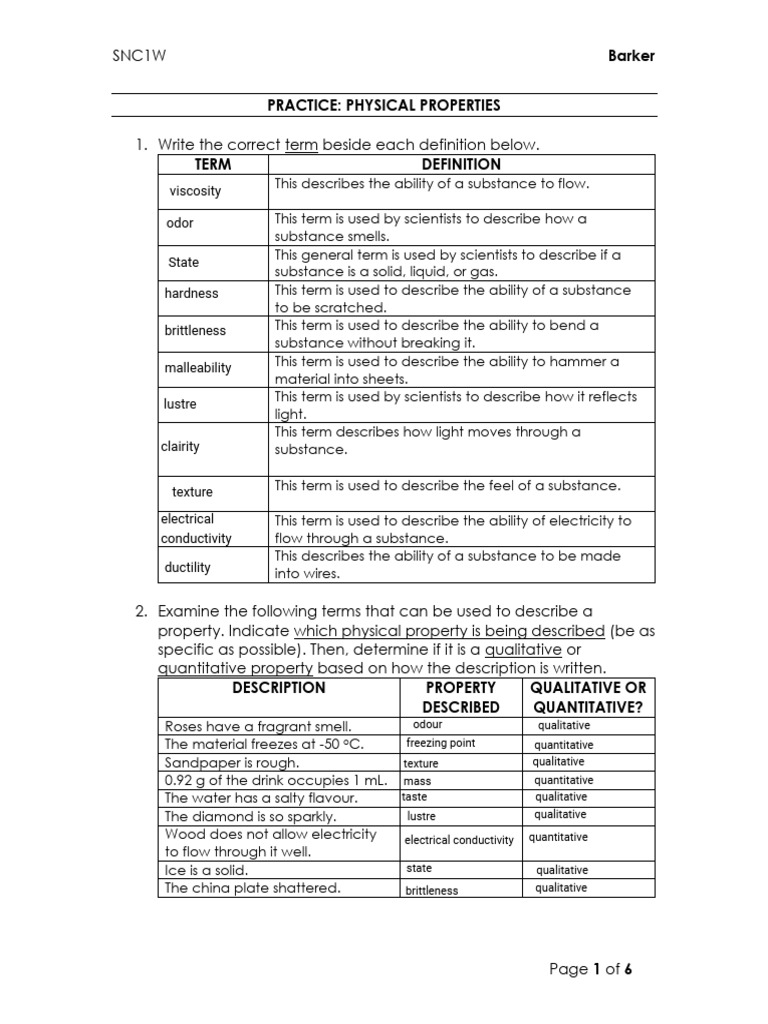 Kami Export - Sebastian Rivera - Physical & Chemical Properties | PDF ...